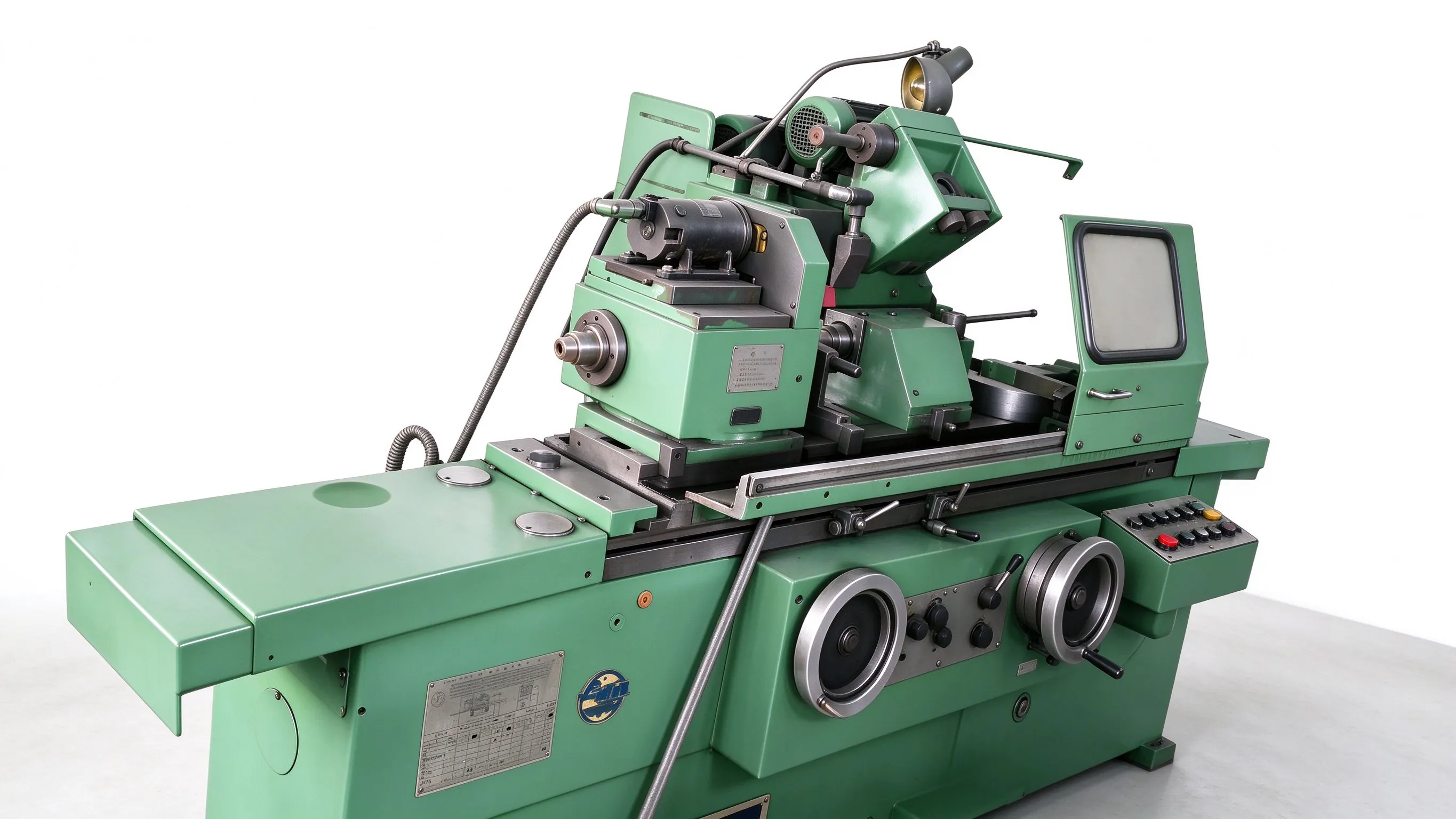 External cylindrical grinder for rotor outer diameter grinding