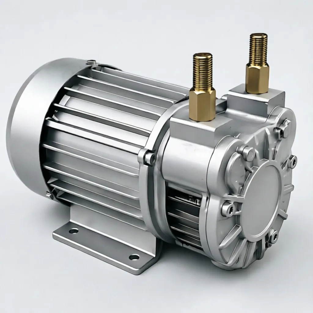 Graphite rotary vane pump quality control
